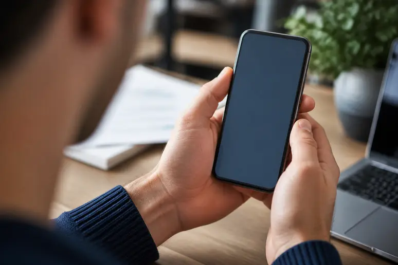 Détail des frais bancaires d'un PEA affichés sur un smartphone, illustrant la transparence des coûts.