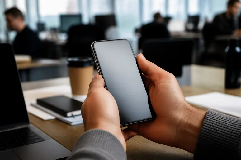 Main tenant un smartphone avec la réglementation du token crypto c'est quoi en France.
