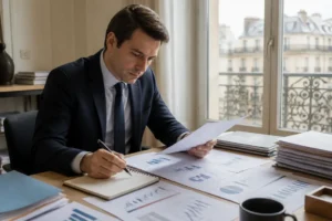 Analyse des performances financières et des perspectives de l alten bourse sur des documents imprimés.