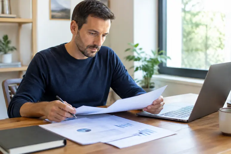 Investisseur préparant son compte-titres ordinaire pour l'achat d'etf obligataires