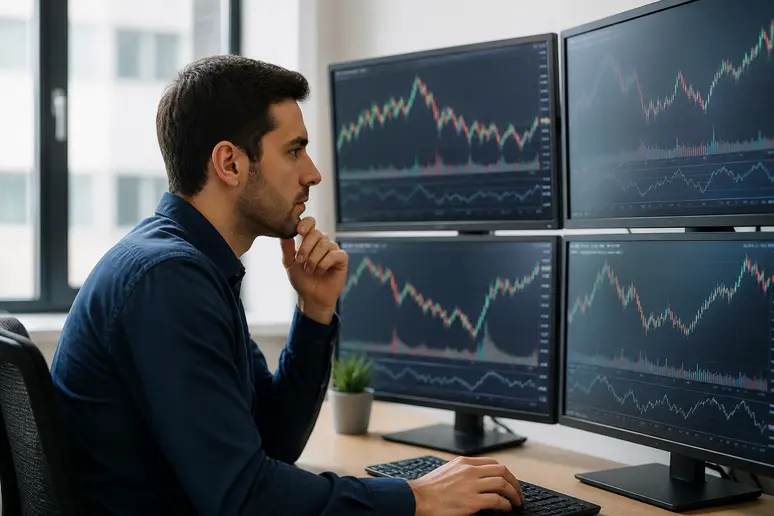 Analyse de graphiques financiers pour évaluer la réalité d'un robot de trading