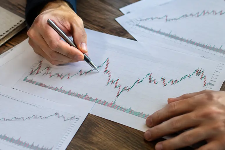 Analyse graphique des mouvements de cours pour le price action trading.